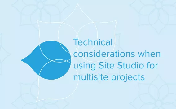 Technical considerations when using Site Studio for multisite projects