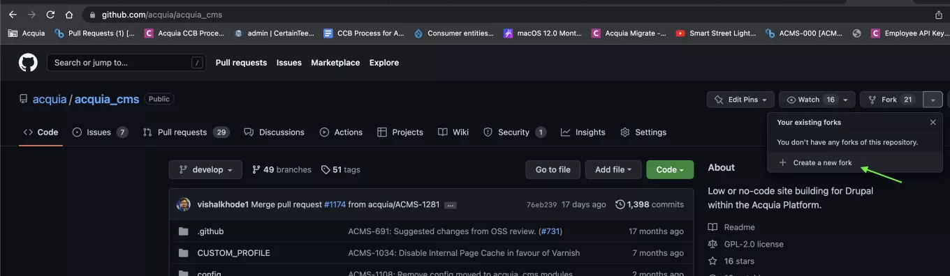 Fork Acquia CMS