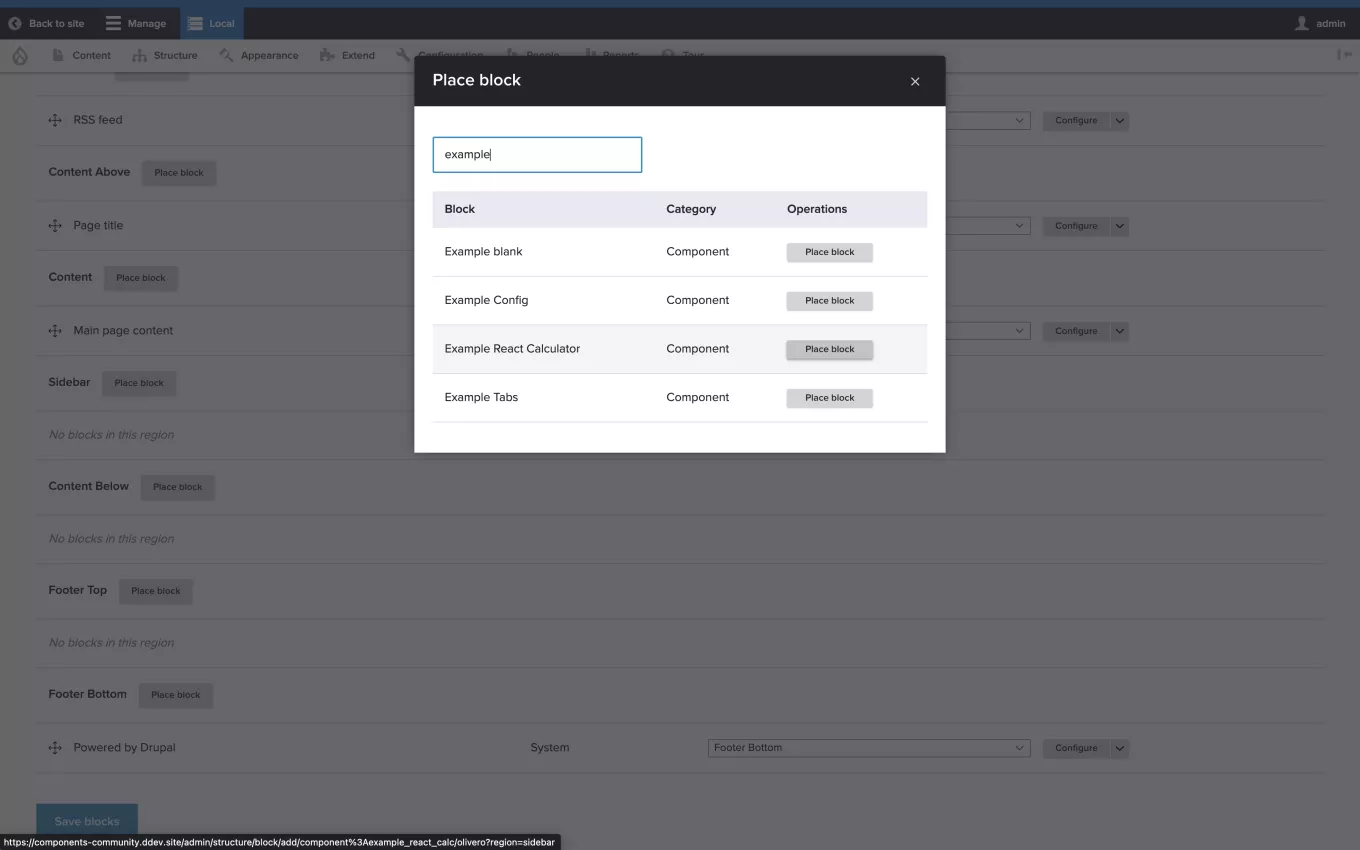 example components